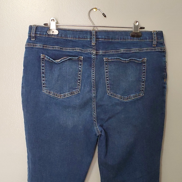 Place Dark Blue Bootcut Leg Jeans Girls Size 20 Plus - Picture 5 of 9